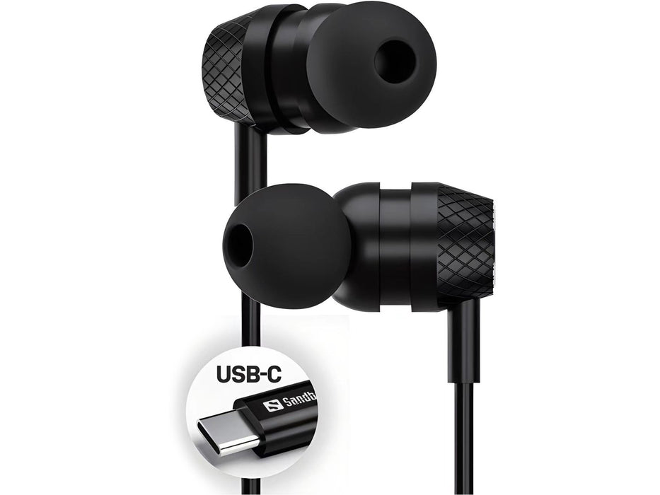 EAN 5705730126505 - Sandberg 126-50 auricular y casco Auriculares Alámbrico Dentro de oído Llamadas/Música USB Tipo C Negro imagen 2