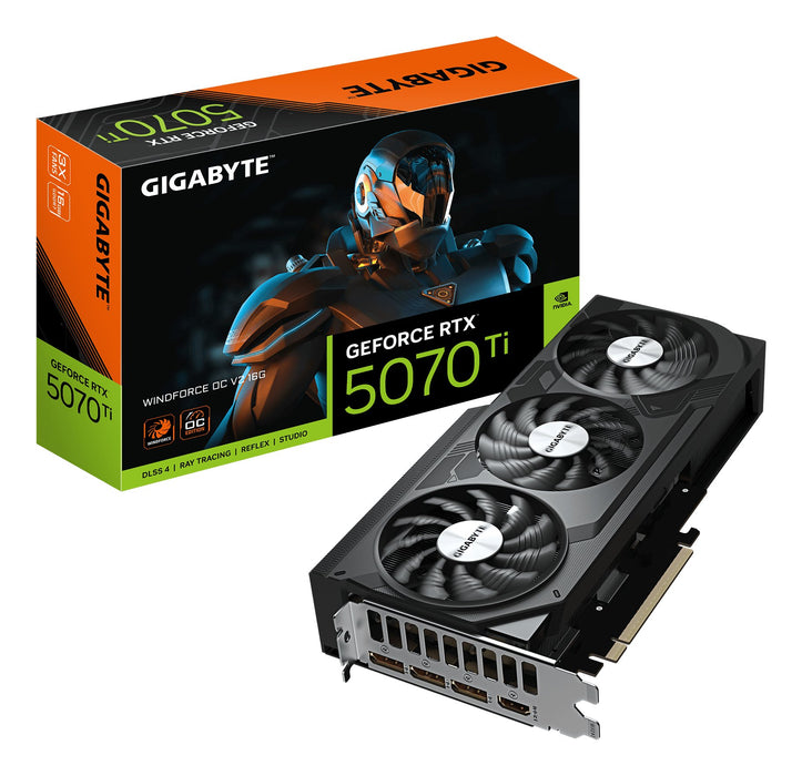 EAN 4719331357023 - GIGABYTE GeForce RTX 5070 Ti WINDFORCE OC V2 16G NVIDIA GDDR7 imagen 1