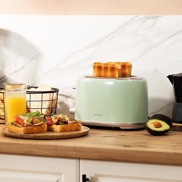 EAN 8435484032308 - Cecotec 03230 tostadora 6 2 rebanada(s) 980 W Verde imagen 6