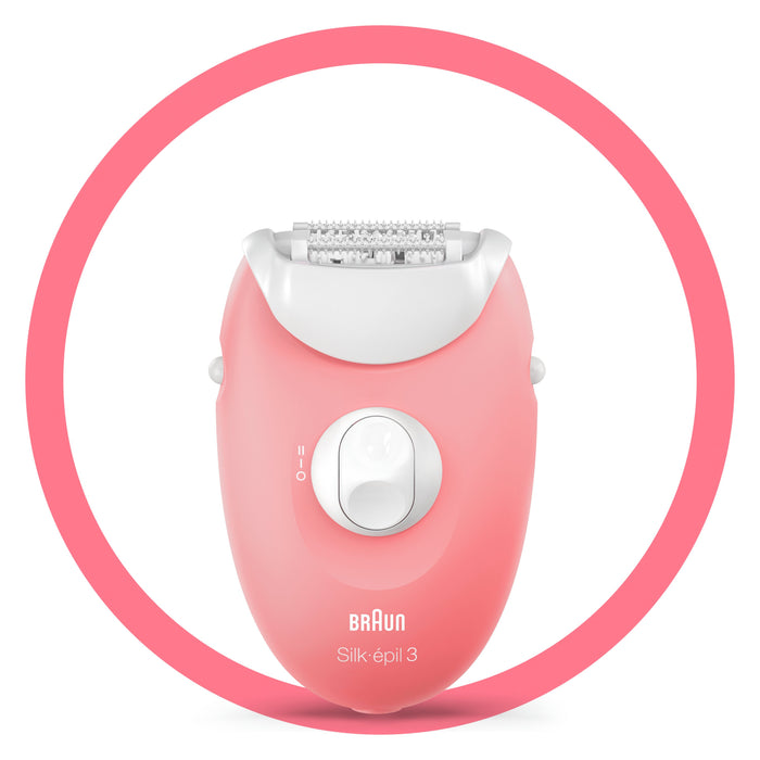 EAN 4210201423522 - Braun Silk-épil 3 SES 3-176 20 pinzas Rosa, Blanco imagen 3