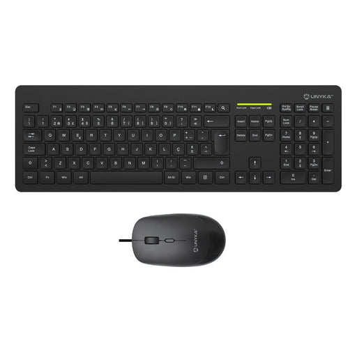 EAN 6974560220311 - UNYKAch UK505446 teclado Ratón incluido Oficina RF inalámbrico QWERTY Portugués Negro imagen 1