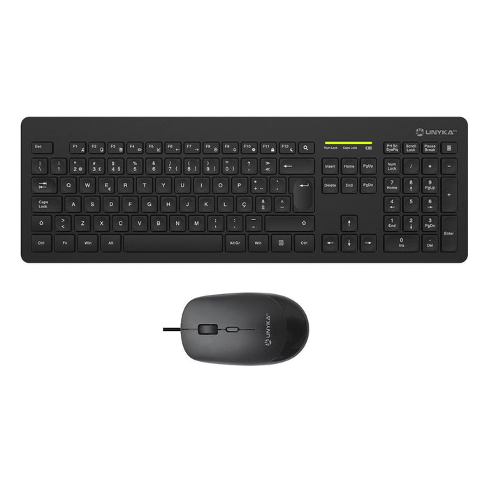 EAN 6974560220311 - UNYKAch UK505446 teclado Ratón incluido Oficina RF inalámbrico QWERTY Portugués Negro imagen 1