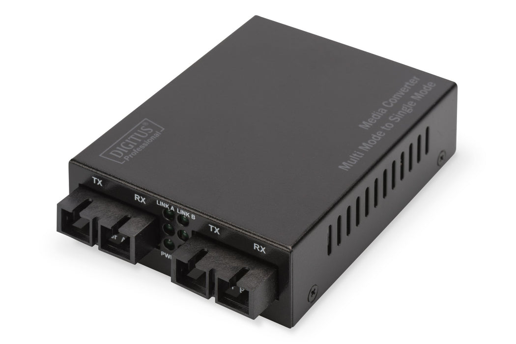EAN 4016032445746 - Digitus DN-82124 convertidor de medio 1000 Mbit/s 1310 nm Monomodo, Multimodo Negro imagen 1