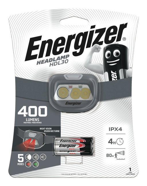 EAN 7638900444292 - Energizer HDL30 Negro Linterna con cinta para cabeza LED imagen 1