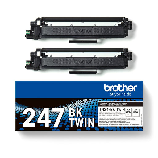 EAN 4977766812726 - Brother TN-247BKTWIN cartucho de tóner 2 pieza(s) Original Negro imagen 2