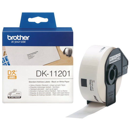 EAN 4977766628112 - Brother DK-11201 cinta para impresora de etiquetas Negro sobre blanco imagen 1