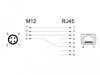 EAN 4043619663132 - DeLOCK 66313 cambiador de género para cable M12 RJ45 Negro imagen 3