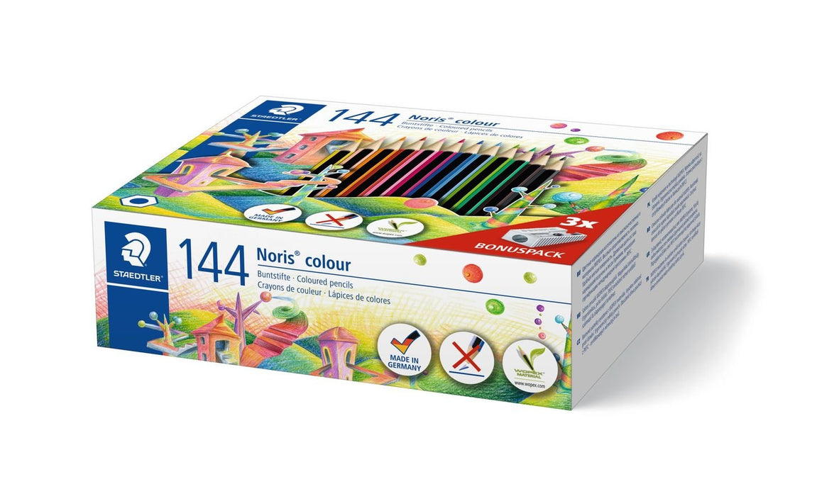 EAN 4007817185131 - Staedtler Noris colour 185 Negro, Azul, Marrón, Verde, Azul claro, Verde claro, Magenta, Mauve, Naranja,  imagen 2
