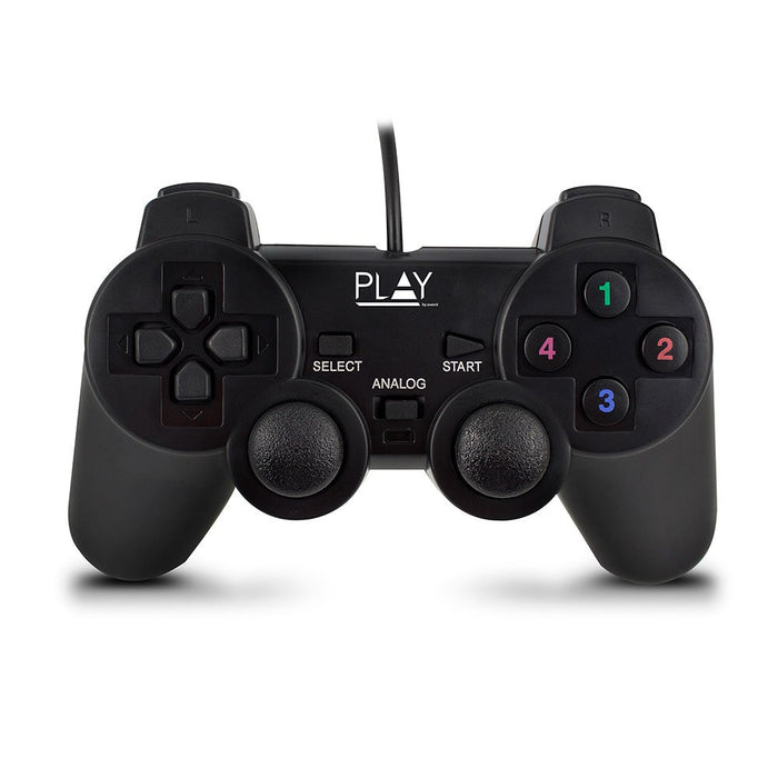 EAN 8054392614514 - Ewent Play Negro USB 2.0 Gamepad Analógico/Digital PC imagen 1