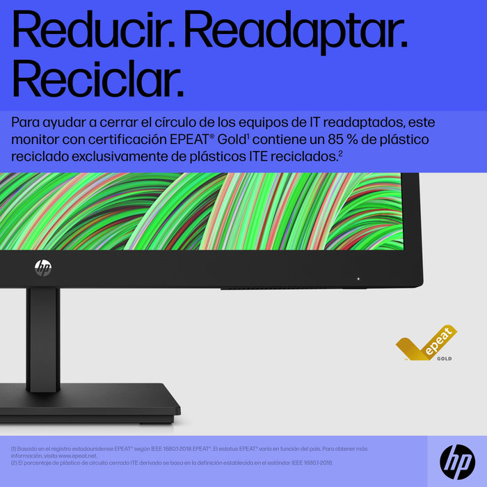 EAN 5715063348420 - HP V22v G5 FHD Monitor pantalla para PC 54,5 cm (21.4") 1920 x 1080 Pixeles Full HD LCD Negro imagen 10