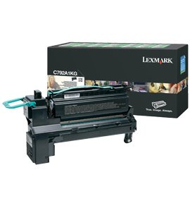 EAN 0734646194662 - Lexmark C792A1KG cartucho de tóner 1 pieza(s) Original Negro imagen 1