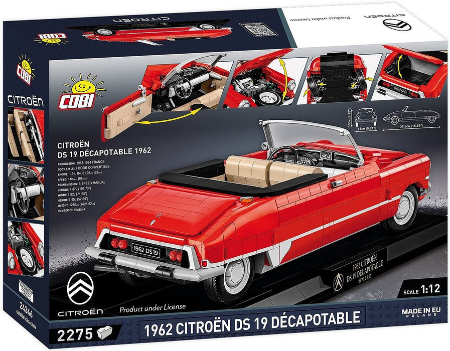 EAN 5902251243463 - COBI Citroen DS 19 Décapotable 1962 - Executive Edition imagen 12