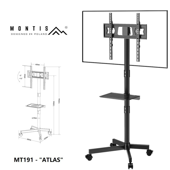 EAN 5901811410680 - Montis Mobilny uchwyt do TV - MT191 ATLAS 152,4 cm (60") imagen 2