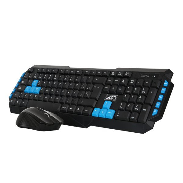 EAN 8436531559885 - 3GO COMBODRILEH2 teclado Ratón incluido Juego USB QWERTY Negro imagen 2