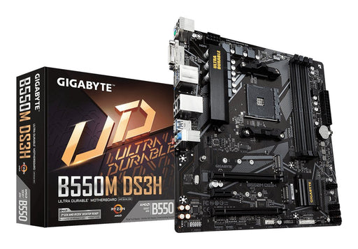 EAN 0889523022917 - GIGABYTE B550M DS3H placa base AMD B550 Zócalo AM4 micro ATX imagen 1