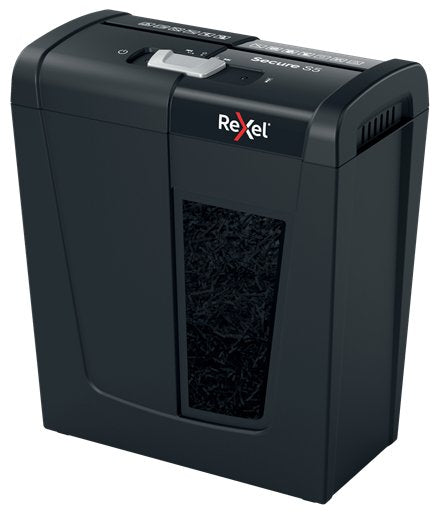 EAN 5028252615259 - Rexel Secure S5 triturador de papel Corte en tiras 70 dB Negro imagen 4