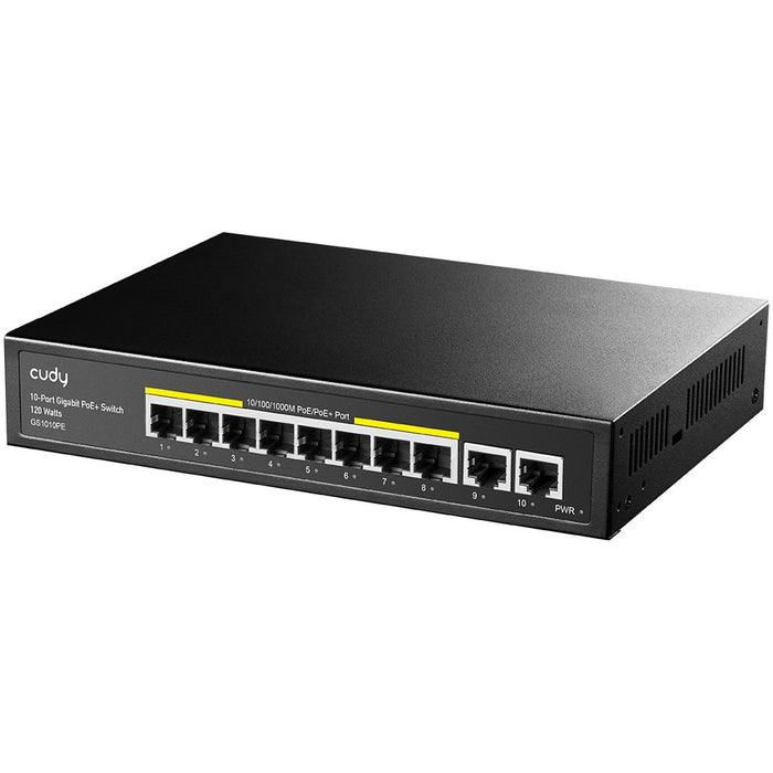EAN 6971690791421 - Cudy GS1010PE switch Gigabit Ethernet (10/100/1000) Energía sobre Ethernet (PoE) Negro imagen 2