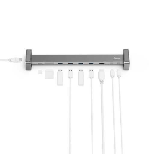 EAN 4047443436757 - Hama 00200103 base para portátil y replicador de puertos USB 3.2 Gen 1 (3.1 Gen 1) Type-C Gris imagen 2