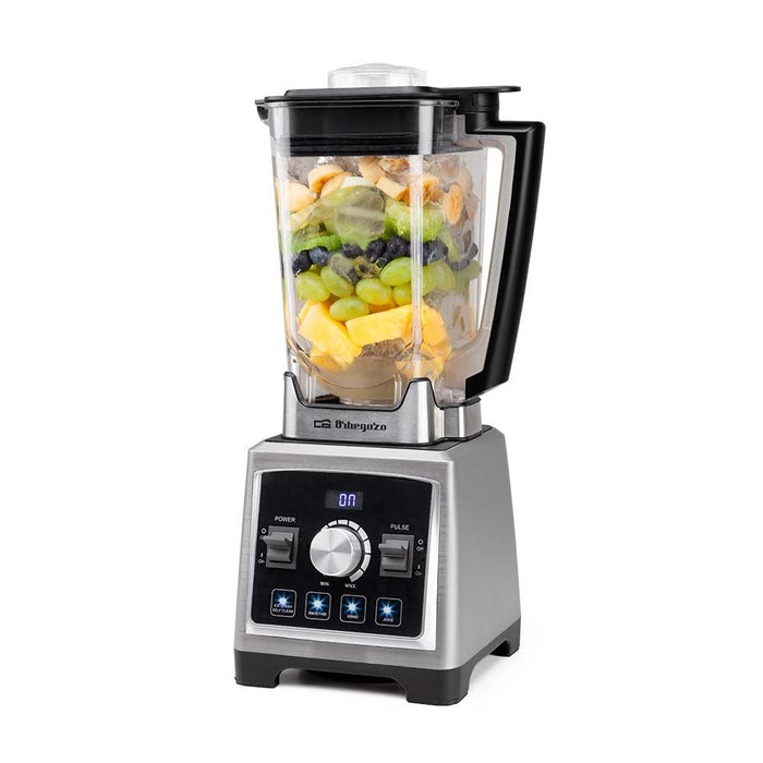 EAN 8435568405547 - Orbegozo BV 9800 licuadora Batidora de vaso 1500 W Negro, Acero inoxidable imagen 1