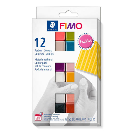 EAN 4007817053447 - Staedtler FIMO 8023 C Pasta de modelar 300 g Negro, Azul, Cobre, Oro, Perlado, Rosa, Rosa, Plata, Gris pa imagen 1