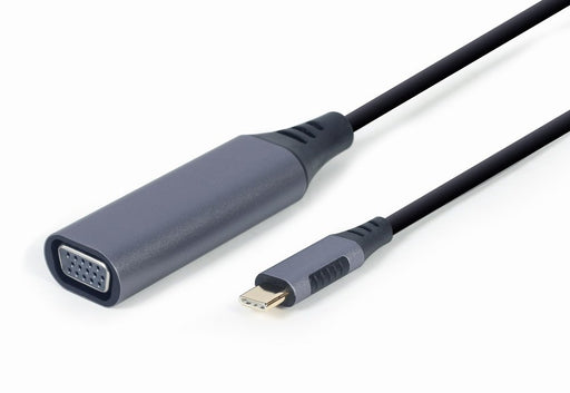 EAN 8716309121378 - Cablexpert A-USB3C-VGA-01 adaptador de cable de vídeo 0,15 m USB Tipo C VGA (D-Sub) Gris imagen 2