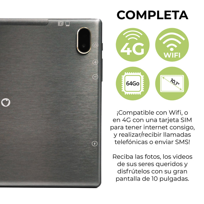 EAN 3760179061659 - ORDISSIMO ART0418 tablet 4G 64 GB 25,6 cm (10.1") 4 GB Wi-Fi 5 (802.11ac) Android 10 Negro imagen 8