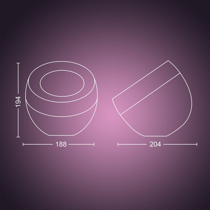 EAN 8719514264489 - Philips Hue White and Color ambiance 8719514264489 iluminación inteligente Lámpara de mesa inteligente Bl imagen 6