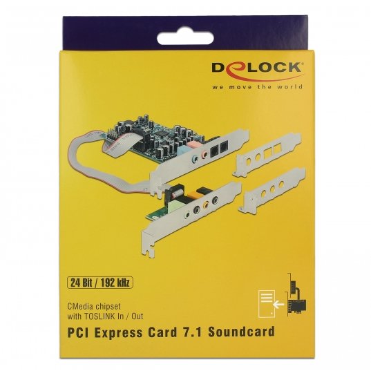 EAN 4043619896400 - DeLOCK 89640 tarjeta de audio Interno 7.1 canales PCI-E imagen 5