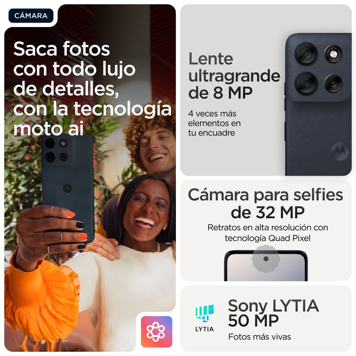 EAN 0840023292316 - Motorola moto g56 5G 17,1 cm (6.72") Ranura híbrida Dual SIM Android 15 USB Tipo C 8 GB 256 GB 5200 mAh N imagen 14