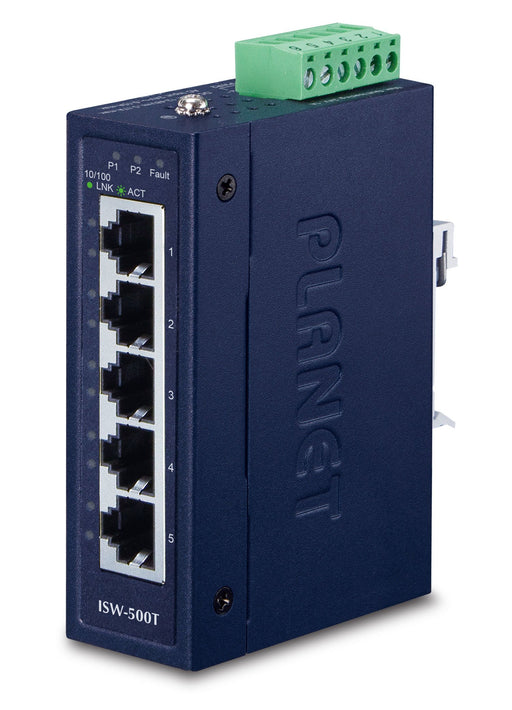 EAN 4711605282796 - PLANET ISW-500T switch No administrado Fast Ethernet (10/100) Azul imagen 1