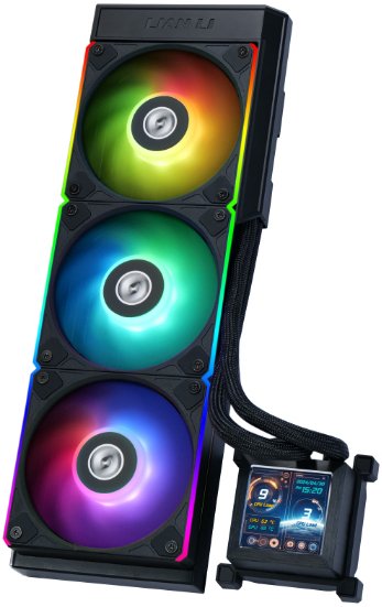 EAN 4718466015754 - Lian Li HydroShift LCD 360S Carcasa del ordenador Sistema de refrigeración líquida todo en uno 12 cm Negr imagen 3