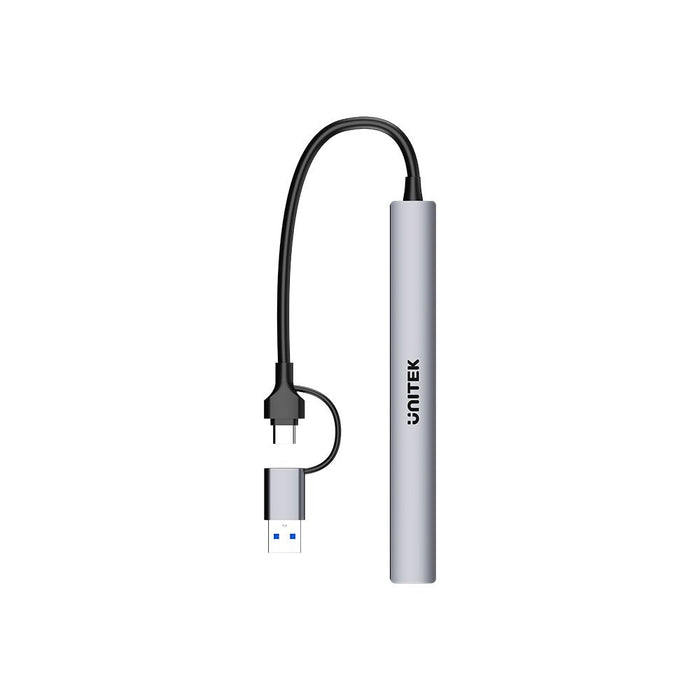 EAN 4894160057525 - UNITEK H1209AGY01 hub de interfaz USB Tipo C 5000 Mbit/s Gris imagen 7