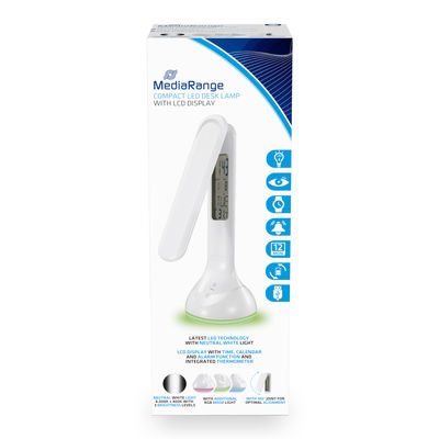 EAN 4260459614913 - MediaRange MROS502 lámpara de mesa LED Blanco imagen 2