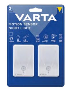 EAN 4008496036035 - Varta Motion Sensor Night Light Twin Pack Luz de noche con enchufe o Luz quitamiedos con enchufe imagen 1