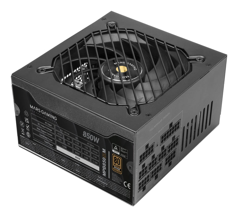 EAN 8435693110088 - Mars Gaming MPB850SIM unidad de fuente de alimentación 850 W 24-pin ATX ATX Negro imagen 3