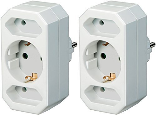 EAN 4007123115822 - Brennenstuhl BRENN-1508050 adaptador de enchufe eléctrico Tipo C (Europlug) Blanco imagen 1