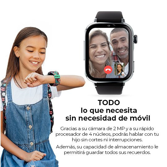 EAN 8436628090123 - SaveFamily SaveWatch Plus 2 4,7 cm (1.85") AMOLED Digital 410 x 502 Pixeles Pantalla táctil 4G Blanco Wif imagen 4