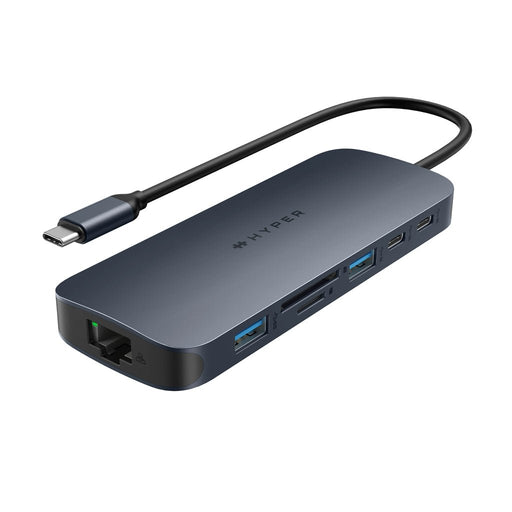 EAN 0817110017114 - HYPER HD4006GL hub de interfaz USB 3.2 Gen 1 (3.1 Gen 1) Type-C 10000 Mbit/s Azul, Gris imagen 1