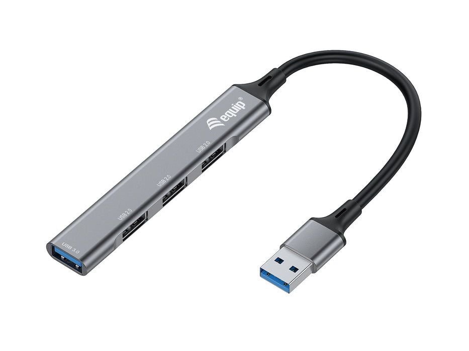 EAN 4015867227602 - Equip 128960 hub de interfaz USB 3.2 Gen 1 (3.1 Gen 1) Type-A 5000 Mbit/s Negro, Gris imagen 1