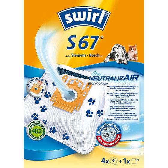 EAN 4006508202614 - Swirl S 67 NeutralizAir Bolsa para el polvo Aspiradora cilíndrica imagen 1