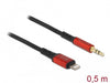EAN 4043619865864 - DeLOCK 86586 cable de audio 3,5mm Negro, Rojo imagen 2