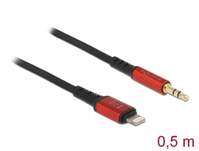 EAN 4043619865864 - DeLOCK 86586 cable de audio 3,5mm Negro, Rojo imagen 2