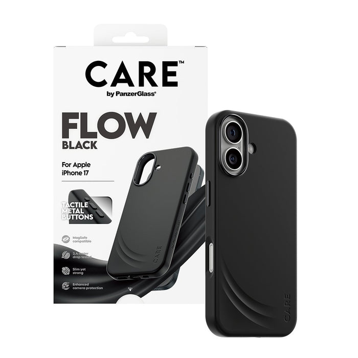 EAN 5715685027239 - PanzerGlass CARE by ® Feature FLOW Case Black w. MagSafe iPhone 17 funda para teléfono móvil Negro imagen 5