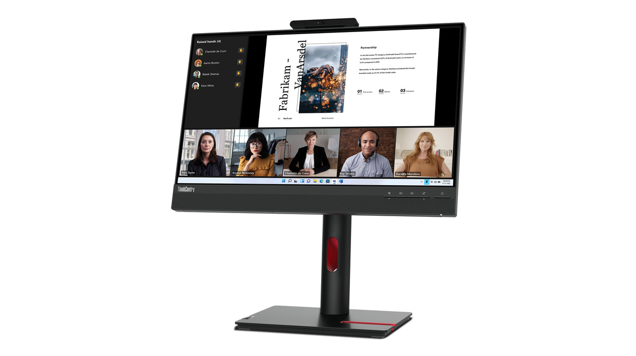 EAN 0196804375465 - Lenovo ThinkCentre Tiny-In-One 22 Gen 5 LED display 54,6 cm (21.5") 1920 x 1080 Pixeles Full HD Negro imagen 5