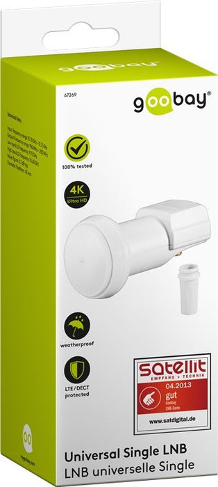 EAN 4040849672699 - Goobay 67269 convertidor low noise block (lnb) Gris, Blanco imagen 6