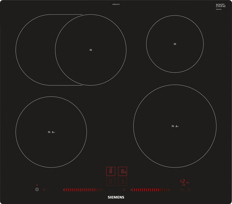EAN 4242003716076 - Siemens EH601LFC1E hobs Negro Integrado Con placa de inducción 4 zona(s) imagen 1