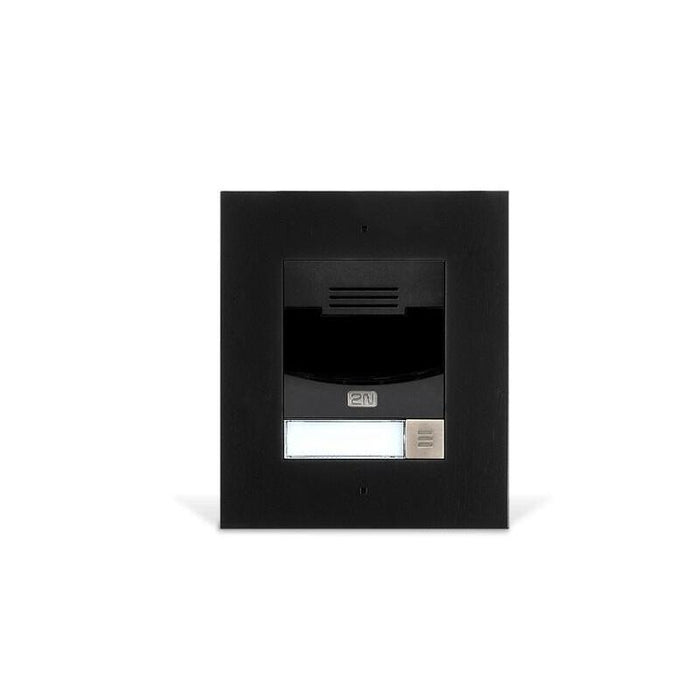 2n Ip Solo Con Camara Negro Unterputz