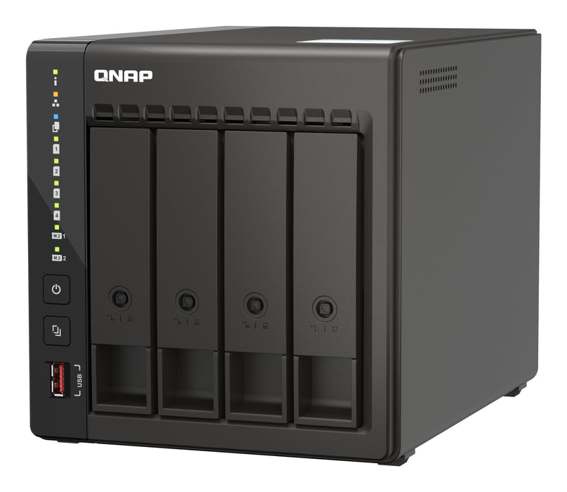 EAN 4711103082164 - QNAP TS-453E NAS Torre Intel® Celeron® J6412 8 GB 0 TB QNAP QTS Negro imagen 6