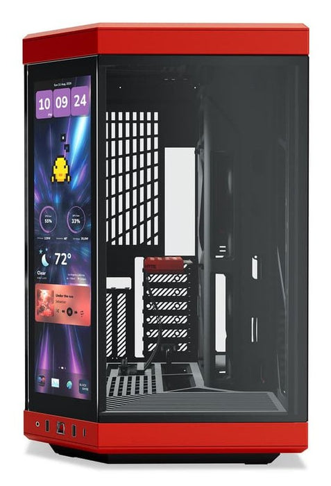 EAN 1220000351035 - HYTE Y70 Touch Infinite Black Cherry Midi Tower Negro, Rojo imagen 2