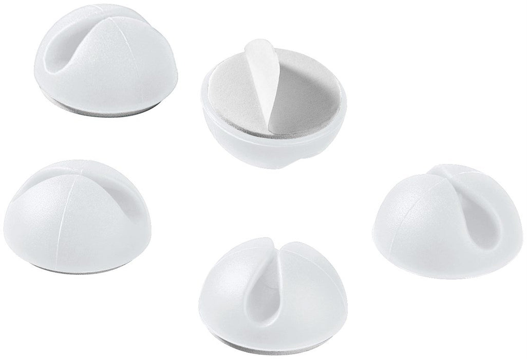 EAN 4040849951831 - Goobay 95183 organizador de cables Universal Soporte para cables Blanco 5 pieza(s) imagen 5